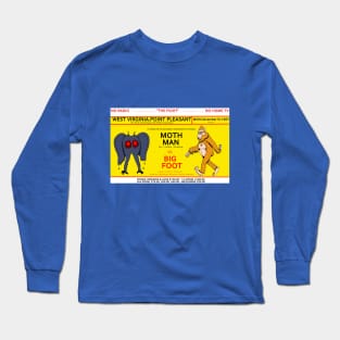 Mothman vs. Bigfoot Long Sleeve T-Shirt